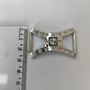 Passante 2,0cm de ABS 9238/20 Prata/ 200pçs