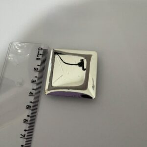 Passante 3,0cm de ABS 9476/30 Prata/ 100pçs