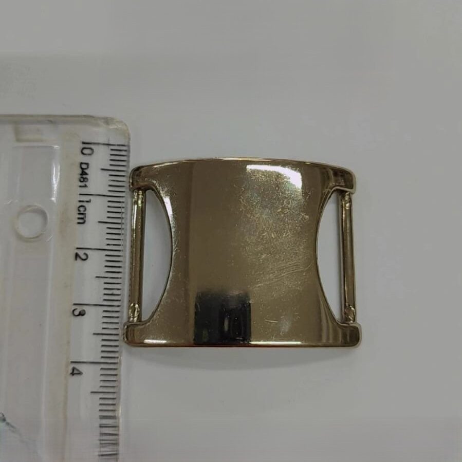Passante 2,4cm de Metal 98131/24 Dourado/ 100pçs