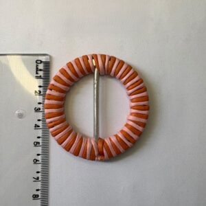 Passante 3,5cm Metal 217/35 Rosa e Laranja/100pçs