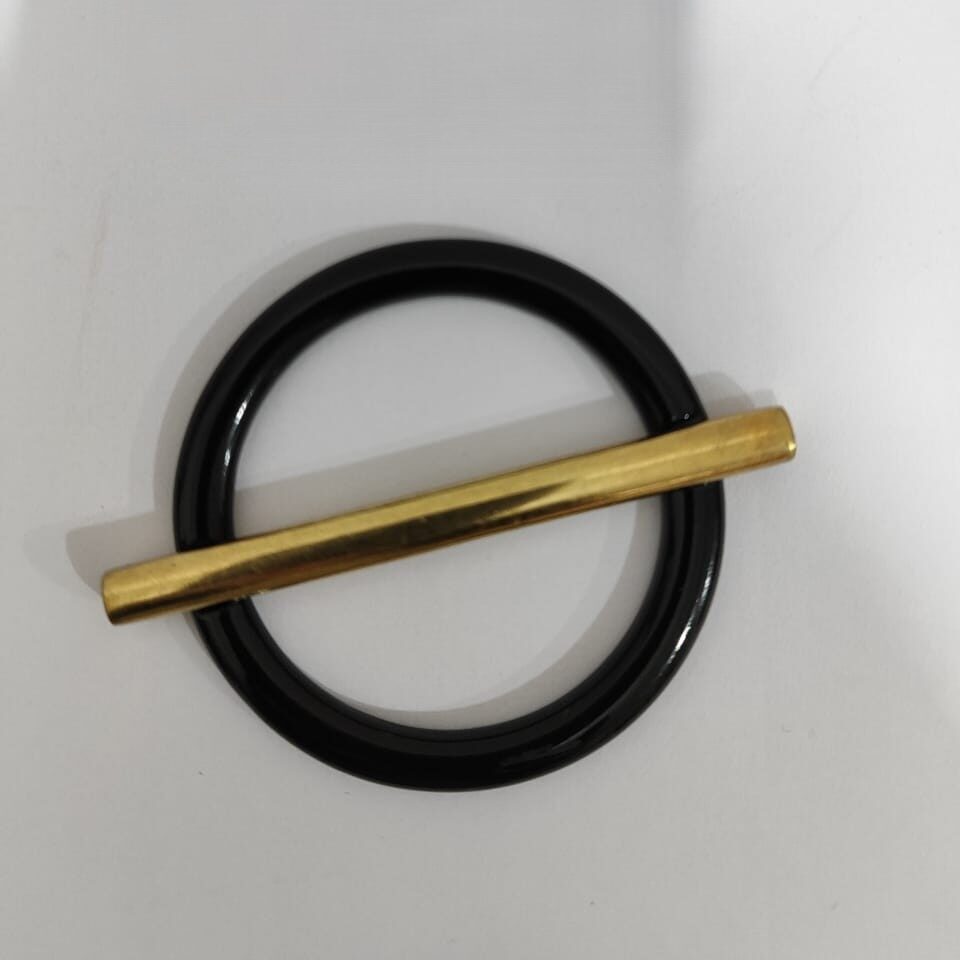 Passante 5,0cm de Metal 227/50 Preto/ 100pçs