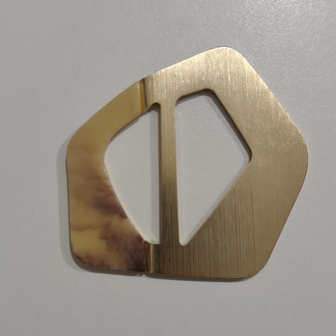 Passante 4,0cm de Metal 288/40 Dourado/ 100pçs