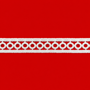 Guipir 1,2cm de Poliéster 1414 Branco/ 54,80mts