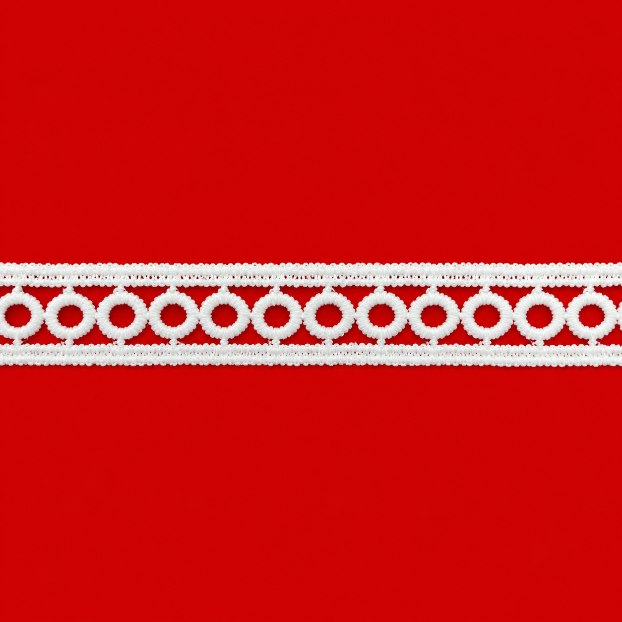 Guipir 1,2cm de Poliéster 1414 Branco/ 54,80mts