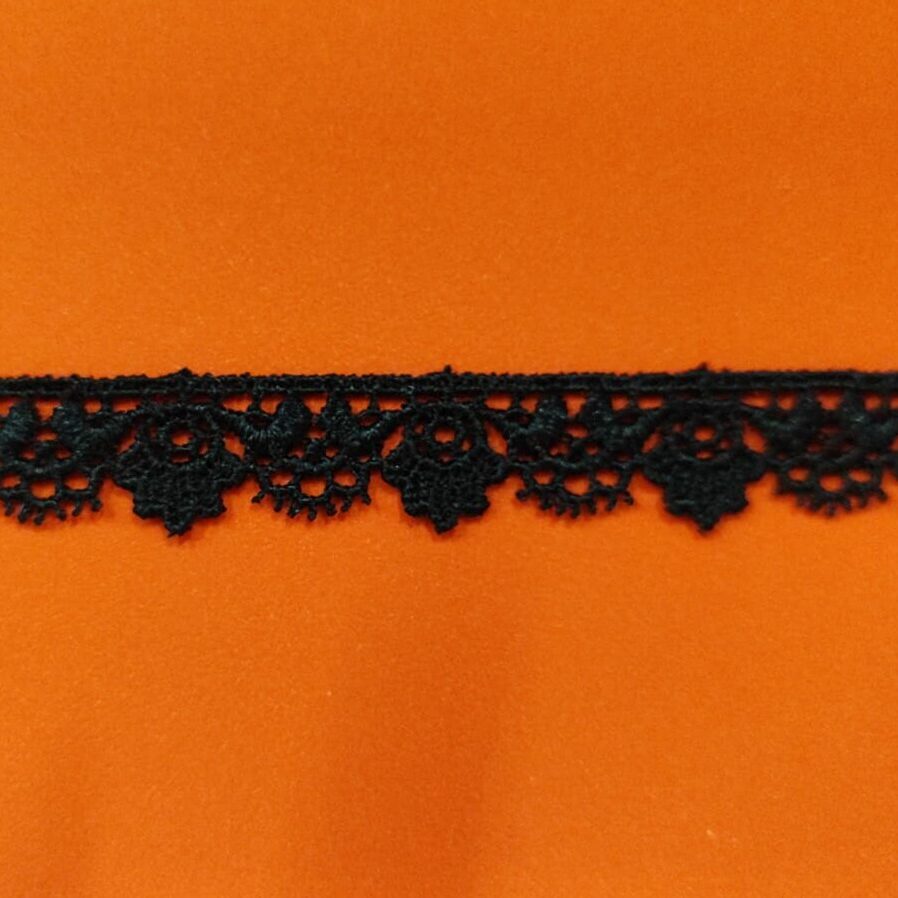 Guipir 1,5cm de Poliéster 026 Preto/ 54,80mts