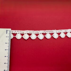 Guipir 1,5cm de Poliéster 120321 Branco/ 54,80mts