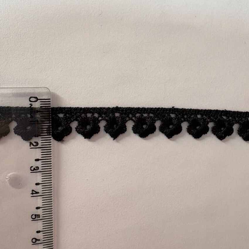 Guipir 1,5cm de Poliéster 2239 Preto/ 54,80mts