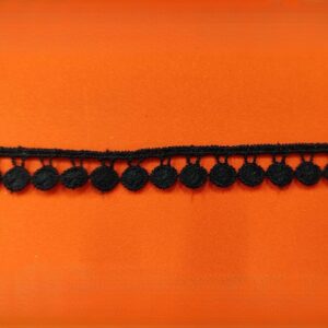 Guipir 1,5cm de Poliéster 2241 Preto/ 54,80mts