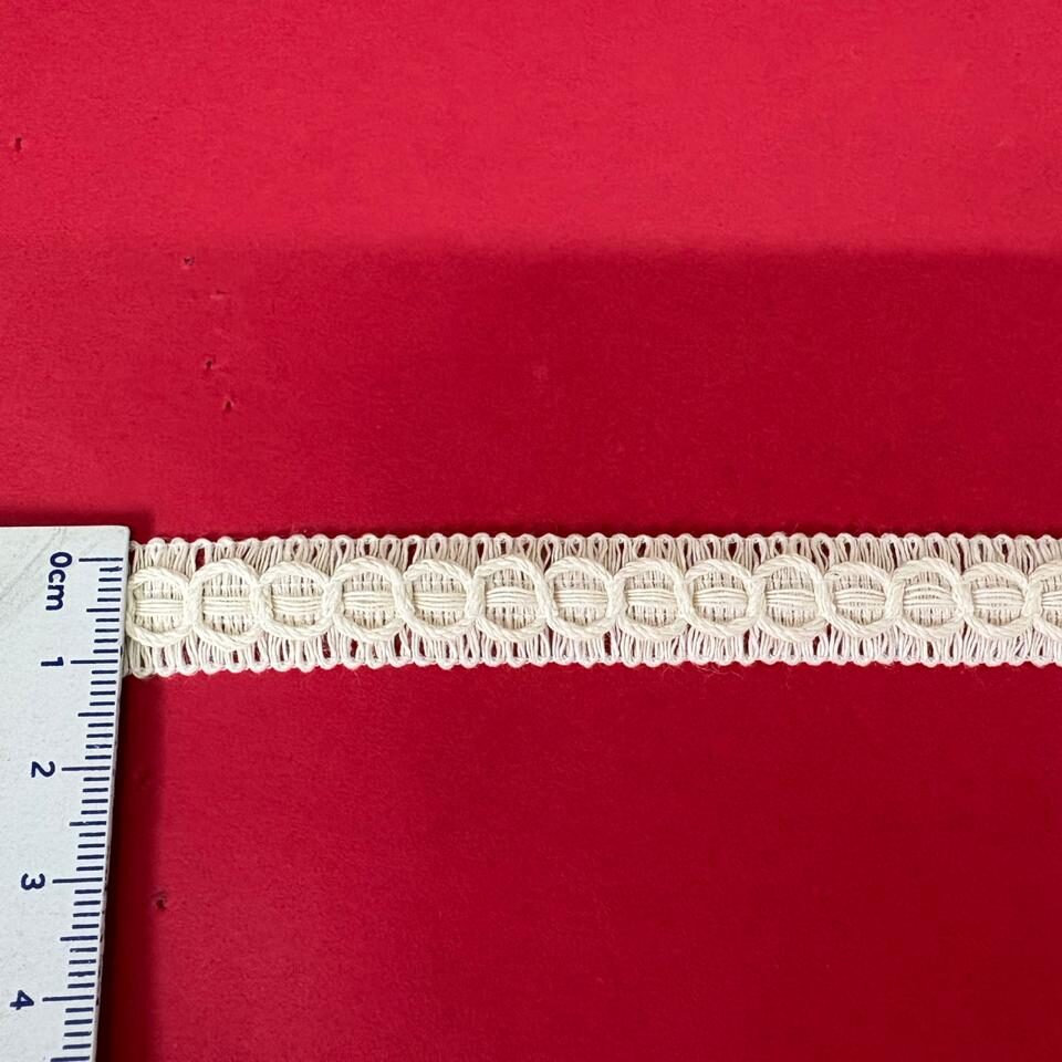 Guipir 1,5cm de Algodão 7041 Cru/ 100mts