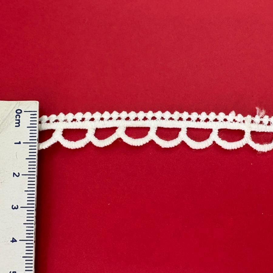 Guipir 1,0cm de Poliéster 01175 Branco/ 54,80mts
