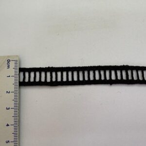 Guipir 1,0cm de Poliéster 611061 Preto/ 54,80mts
