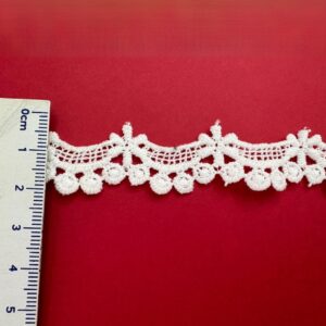 Guipir 2,0cm de Poliéster 01012 Branco/ 54,80mts