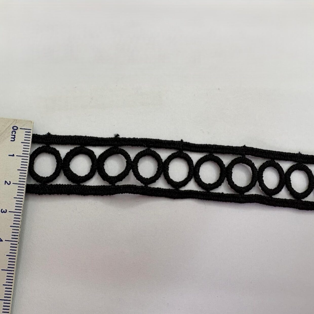 Guipir 2,0cm de Poliéster 1002 Preto/ 54,80mts